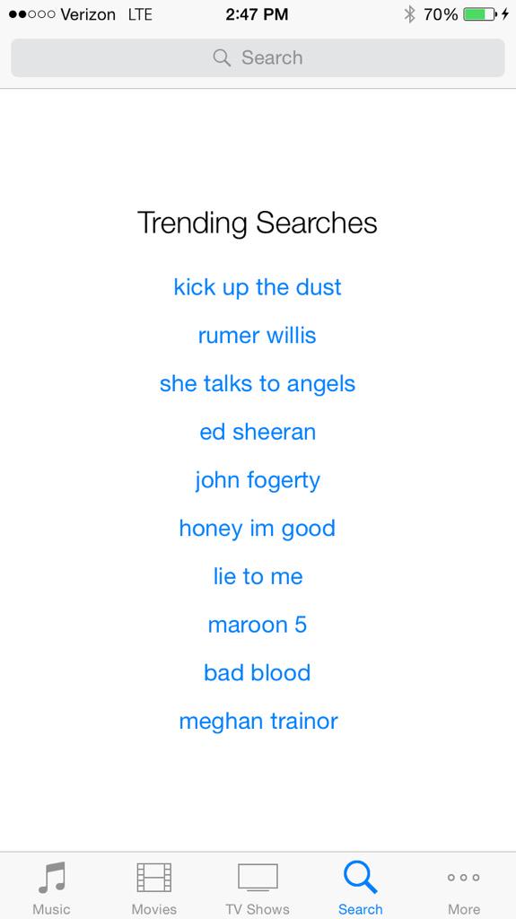 peyytonmcl's tweet photo. Oh look who is trending in iTunes!? #RumerWillis #RumerAndVal #TeamValenRue πππ€π» @iamValC @TheRue http://t.co/H2skZLv8uq