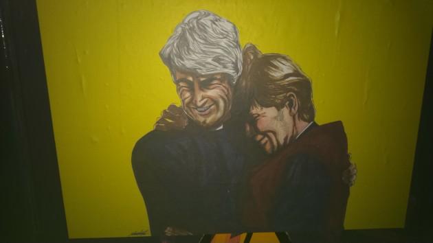FrTedQOTD's tweet photo. These mini paintings/murals have started to appear on the streets of Dublin... http://t.co/jXGnL48zgd