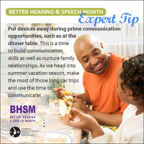Put away devices at the dinner table and during other prime family time! #BHSMcontest - sot.ag/3Vnf8