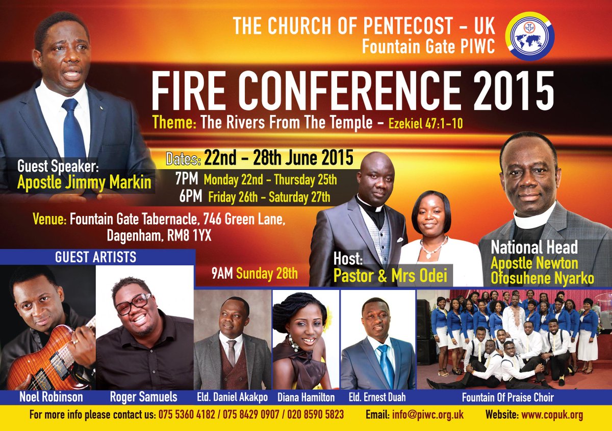 PentecostUK's tweet photo. Fire Conference 2015 With Noel Robinson, Roger Samuels and Others http://t.co/ENPJPrODRd