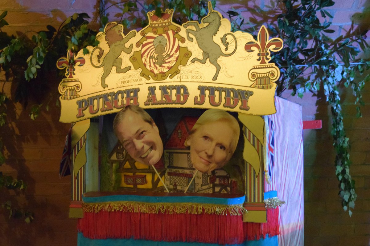 EventbriteGB's tweet photo. The battle's on at our Best of British Summer Party! It's Mary Berry Vs. Nigel Farage! Who will win?? #DiscoveredLDN http://t.co/C4p99BcVE5