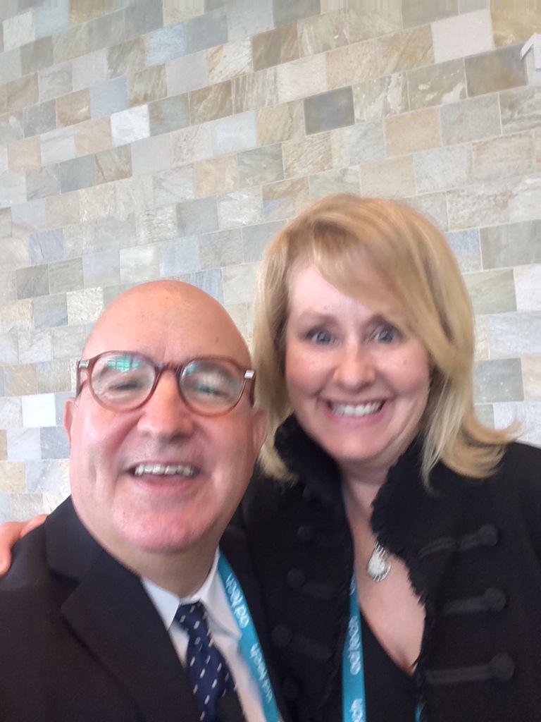 MichaelkahnG1's tweet photo. With collaborator and friend Daina Middleton at Adtech! http://t.co/Iz43z7PWLn