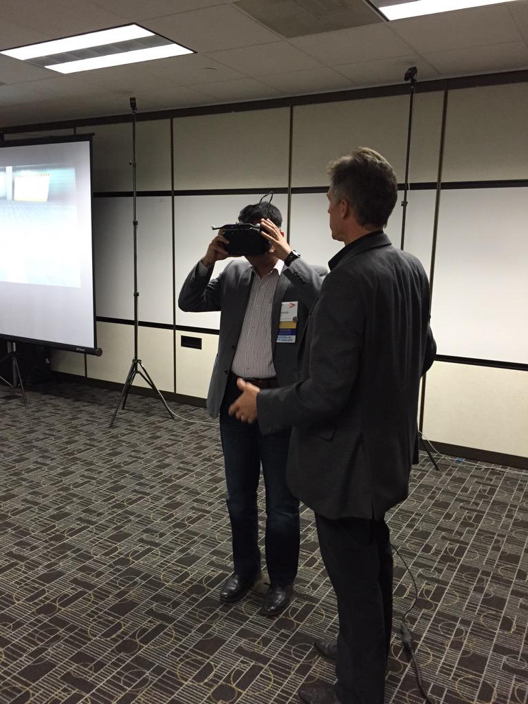 amalaviya's tweet photo. VR is here and VR is now.  #digitalldp http://t.co/KlBbijQj08