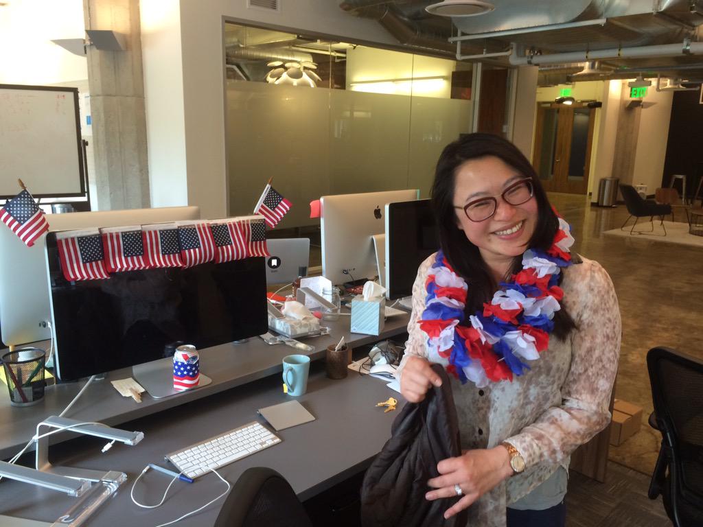 mmoondra's tweet photo. Congrats to @peichinwang on her new role as Lead Product Manager but also becoming a U.S. Citizen!!! #soshlife @sosh http://t.co/o48ORb8ADD
