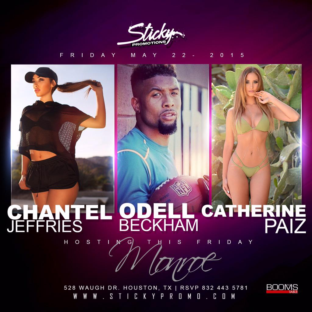 stickypromo's tweet photo. This Friday is going to be so LIVE @MonroeHouston @OBJ_3 @ChantelJeffries @CatherinePaiz 🙌 #StickyPromo #BoomsTable http://t.co/WV3Wc489GZ