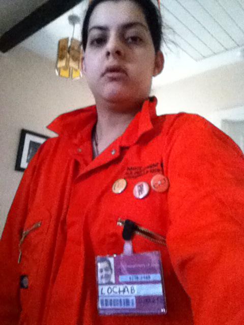 ManveerLochab's tweet image. @OITNB #OnWednesdaysWeWearOrange with pride #OrangeCon #selfsurrender @TODAYshow 👓can I be bunked w/ #alexvause