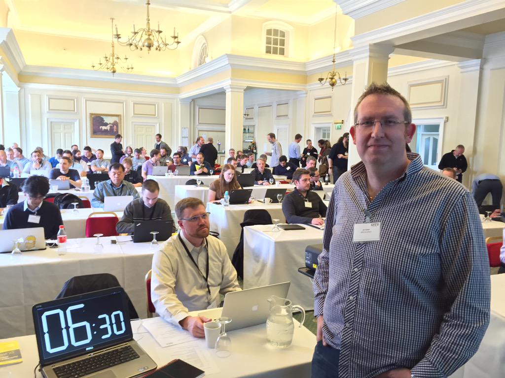 RossKeeping's tweet image. Brilliant day @ #GPFS user group in York - pages of notes, friendly people &amp;amp; free food :)