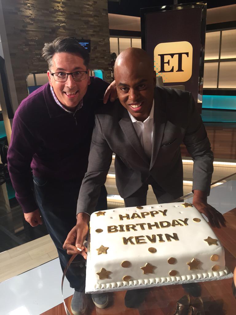 .<a href="/BradBessey/">Brad Bessey</a> rolling out the cake 4 <a href="/KevinFrazier/">Kevin Frazier</a>! Another year older and another year better, friend. #happybirthday
