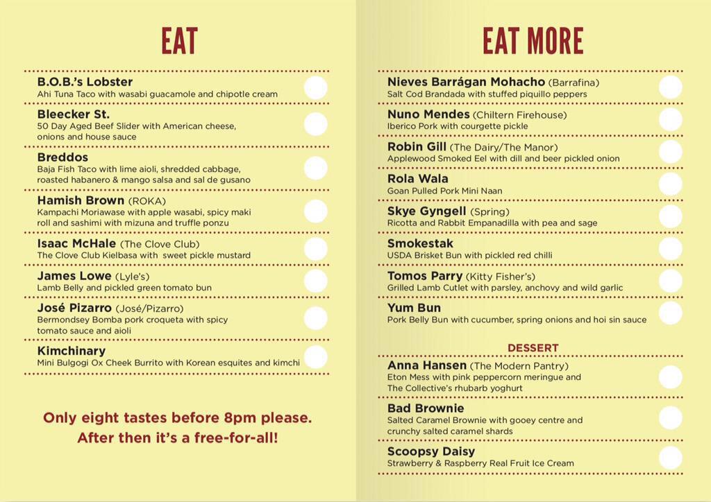 EVERY ONE of the street food heroes on here is giving their time and food for FREE for <a href="/auctionhunger/">AuctionAgainstHunger</a>.