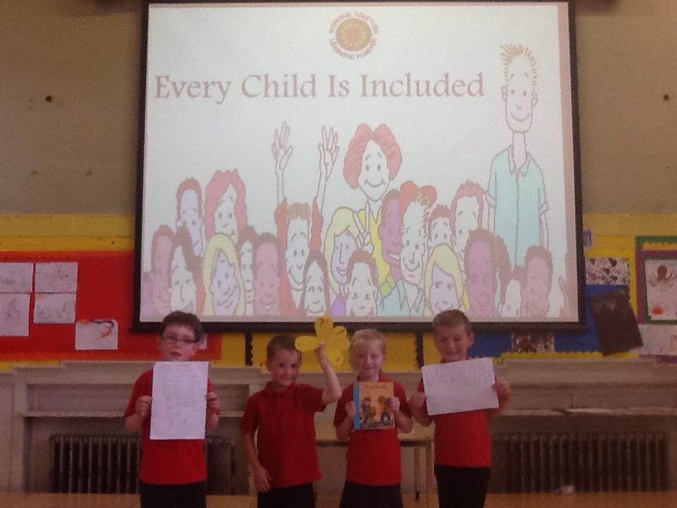 StThomasPri's tweet photo. Wk 2-new P1 visits. Who better to tell parent/carers how much their children will learn in P1 than P1s! #achievement http://t.co/AQgzgXq1f3