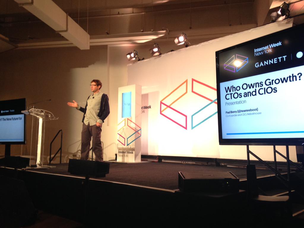 transitoryme's tweet photo. "The closer you are to the growth in a company, the more fun it is." - Paul Berry of @RebelMouse @teamreboot #IWNY http://t.co/VX97895vyr