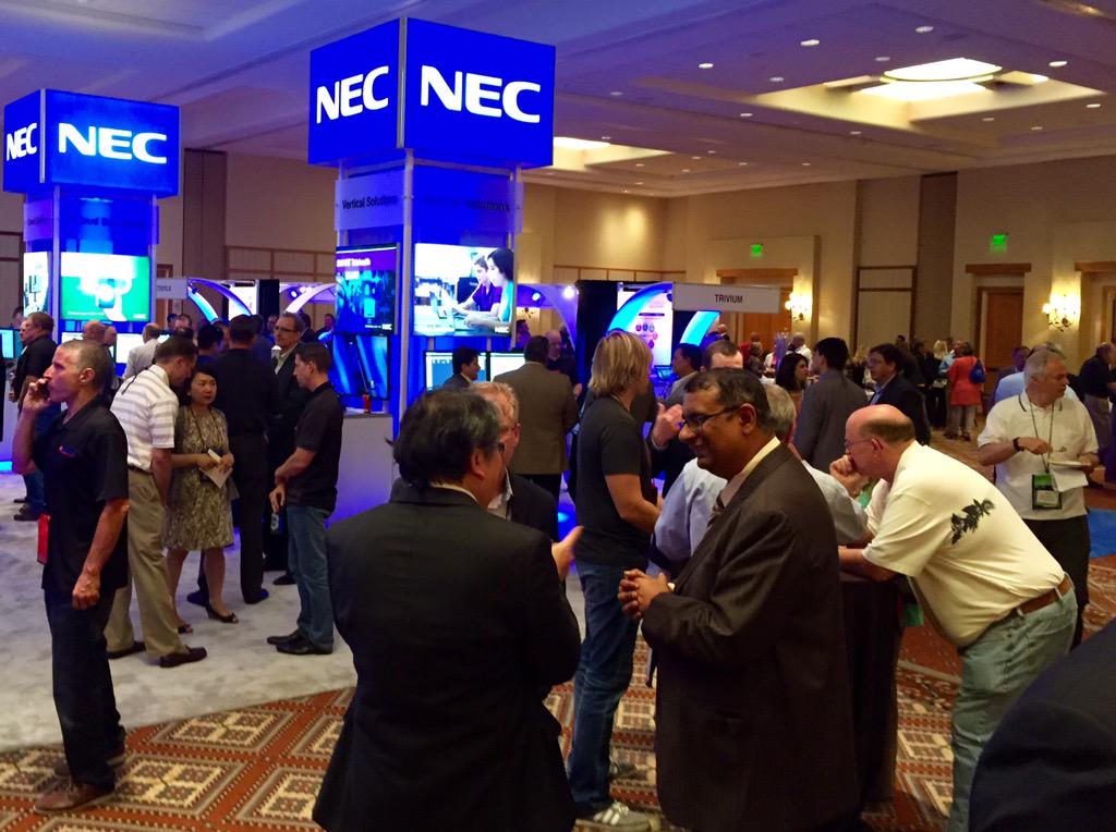drexdeford's tweet photo. Heck of a good crowd at #NECAdvantage - @NECHealthcare @NEC http://t.co/oU5WftTBJY