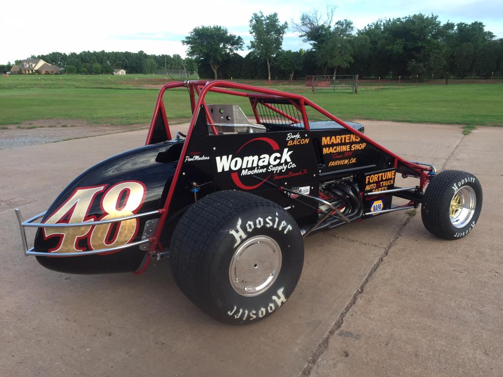 USACNation's tweet photo. Defending AMSOIL Sprint Car National Champ @BradyBacon debuts the Martens Racing #48 tomorrow at #HoosierHundred! http://t.co/VNSEM7aO8r