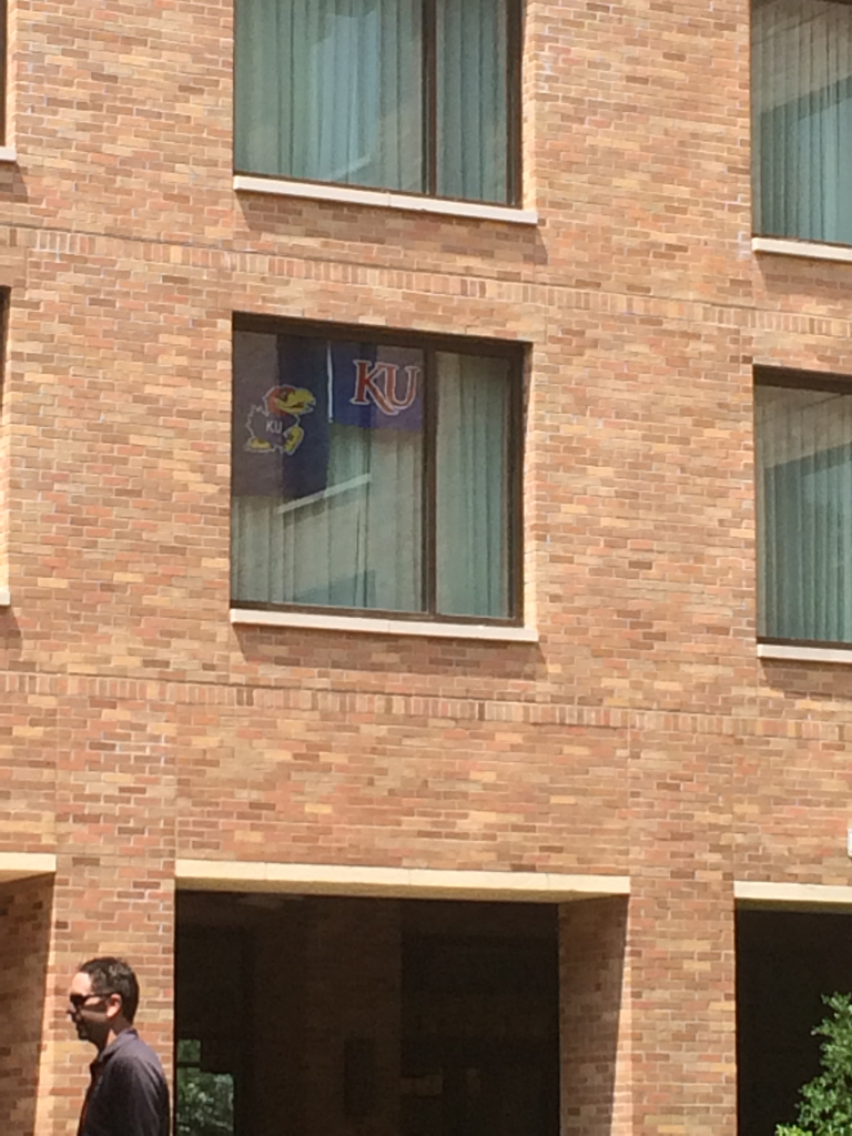 coolwinters's tweet photo. .@ukanteach is representing in the hotel window! #uteachconf http://t.co/uyGQGa3Vxa