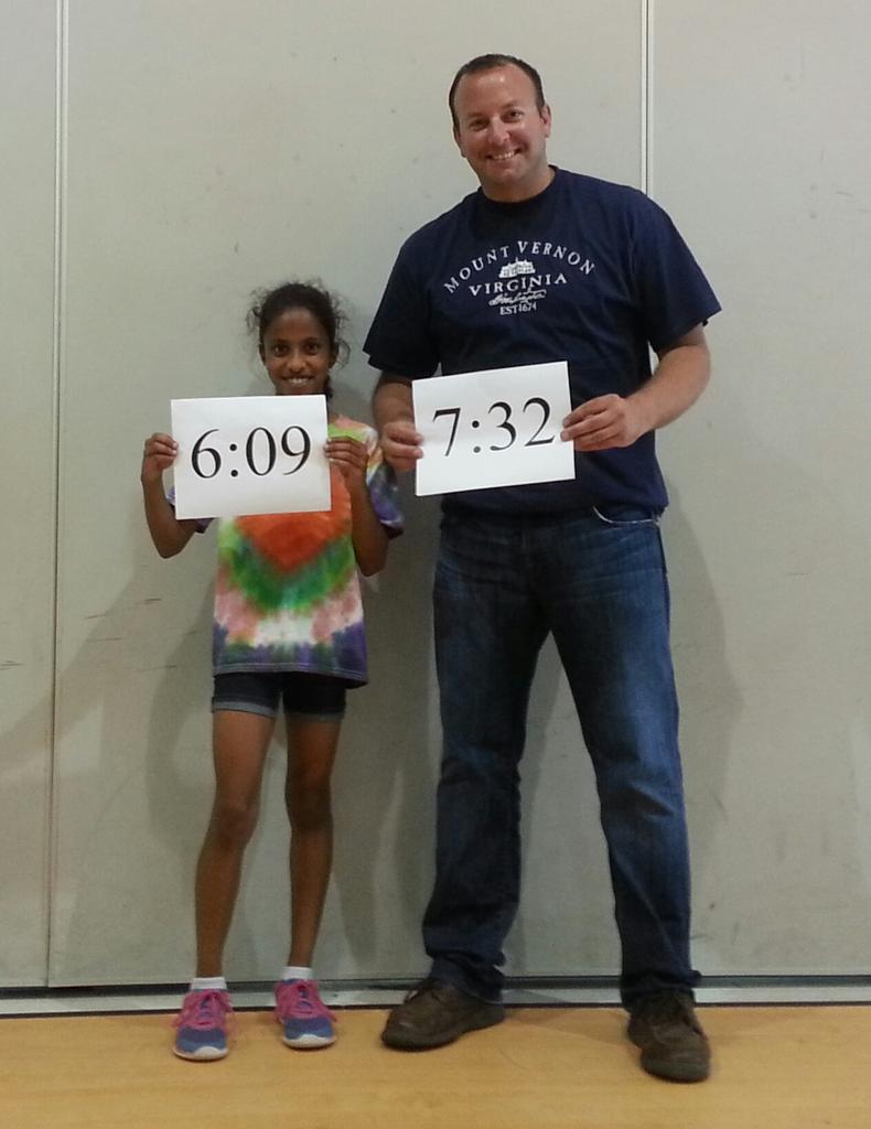 KyleHamstra's tweet photo. Of 60 runners, six H class & two N class students ran faster than 7:32. What fraction beat Mr. H? #math5NF2 #sci5P12 http://t.co/6E9ykXfANe