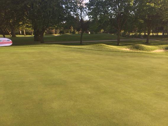 Greens running pure here at Robin Hood great to have the best greens in the country in our last two events!!