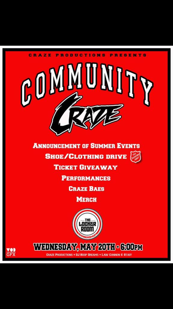 ComplexMagChi's tweet photo. A great event to show support for today in #Chicago #CommunityCraze brought to you by: @Hoop_Dreams | @LawCannon http://t.co/QpRvReSeEC
