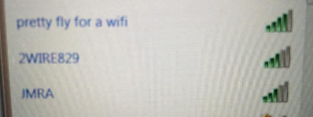 stilltheman2010's tweet photo. Best wifi name ever?! @DanDanNoodles78 @papelbeast @QuadSquadTM #prettyfly http://t.co/jNLoqnrb6H
