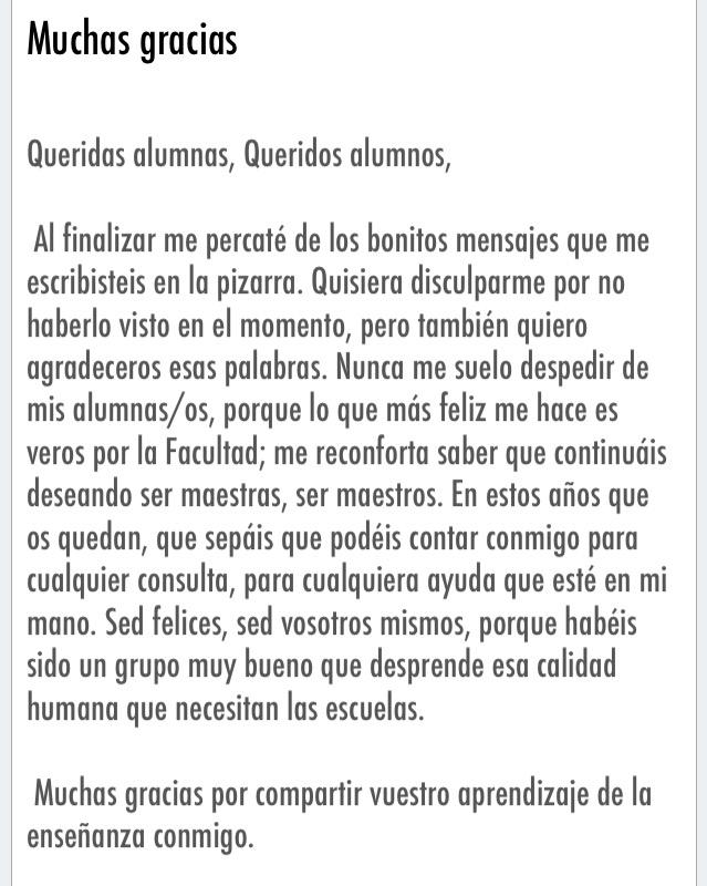 Cuando tienes el mejor profesor del mundo. Ojalá todos como el.❤️
