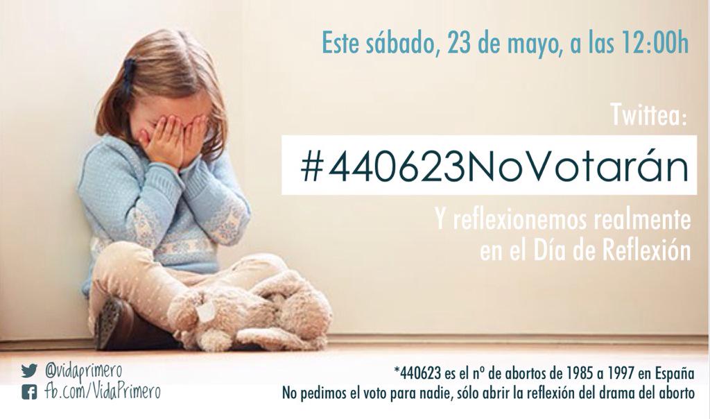 VidaPrimero's tweet photo. Hagamos Trending Topic que 440623 domingo no votarán porque no tuvieron d° a nacer: https://t.co/0aRnlCMpYV
¿Te unes? http://t.co/CKOBujCkw7