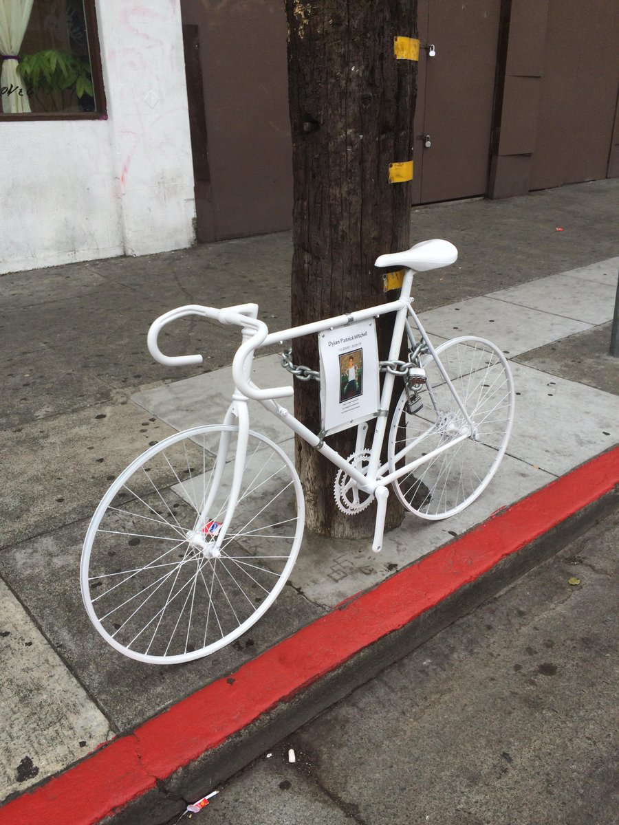 CherylABC7's tweet photo. #RideOfSilence to honor #DylanMitchell young bicyclist killed by truck in SF. https://t.co/5XA37sj4z2 @sfmta_muni http://t.co/SJZUXsCrqc