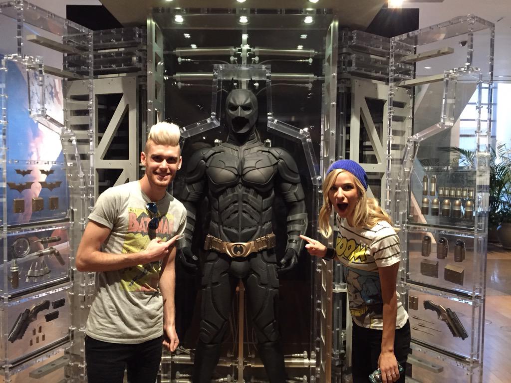 coltondixon's tweet photo. @WBHomeEnt backlot tour with @AnnieCog #75yearsofbatman #iwasgeekingout http://t.co/WNxoQF7jvR
