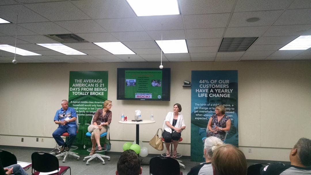 Awesome group of panelists for Accountant Day! #intuitlovesaccts