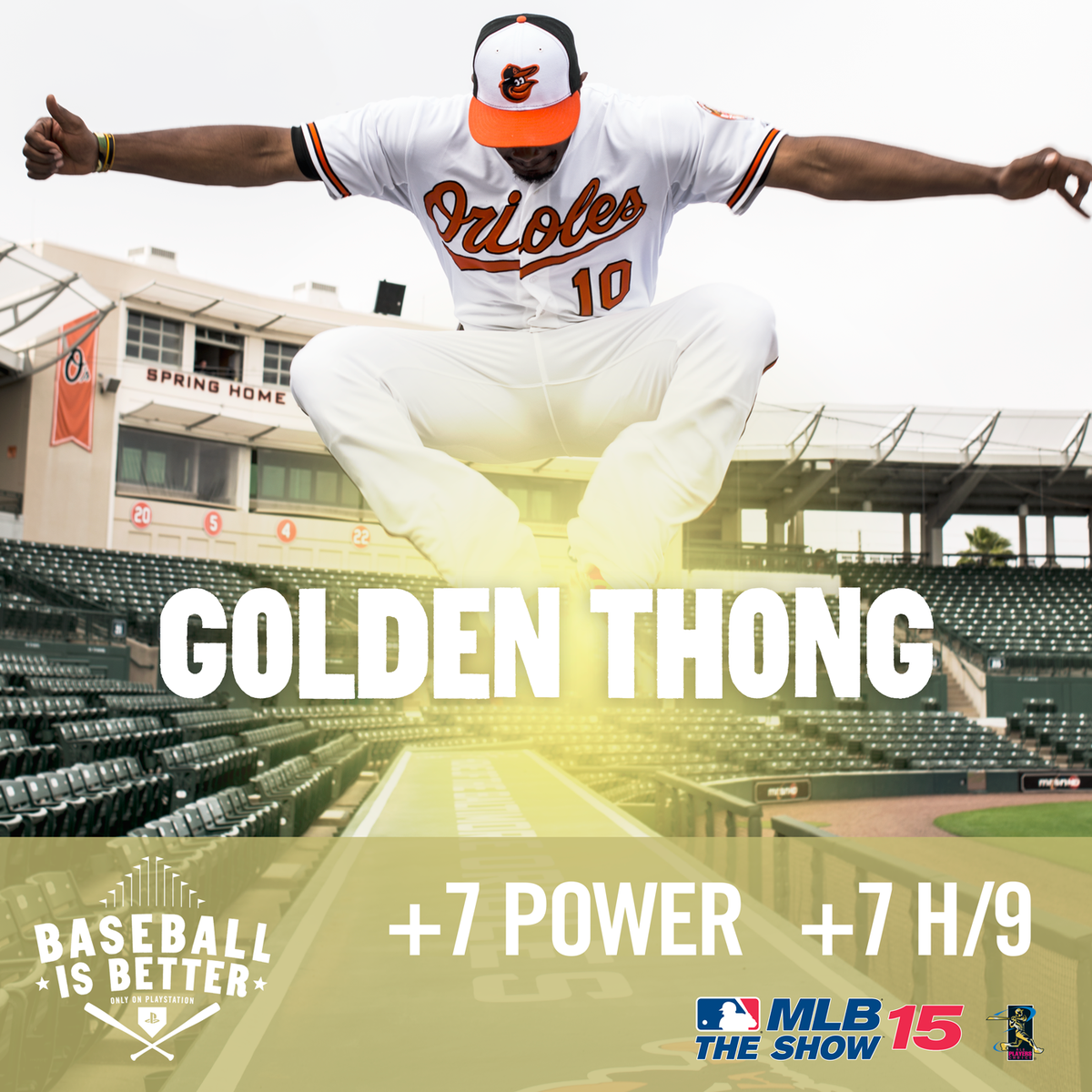 MLBTheShow's tweet photo. +7 Power. +7 H/9. +Infinite SWAG. #Ritualitems #BASEBALLisBETTER http://t.co/ckuk8rIYgt