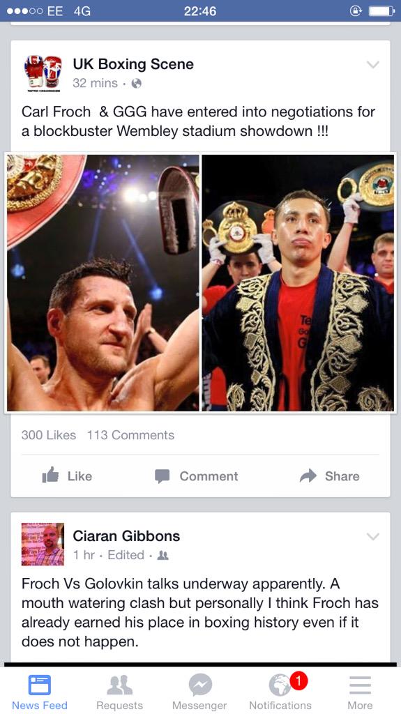 BoxMadMagazine's tweet image. @Carl_Froch vs @GGGBoxing YES FUCKING PLEASE!!!
Sorry to swear but fingers crossed!!!