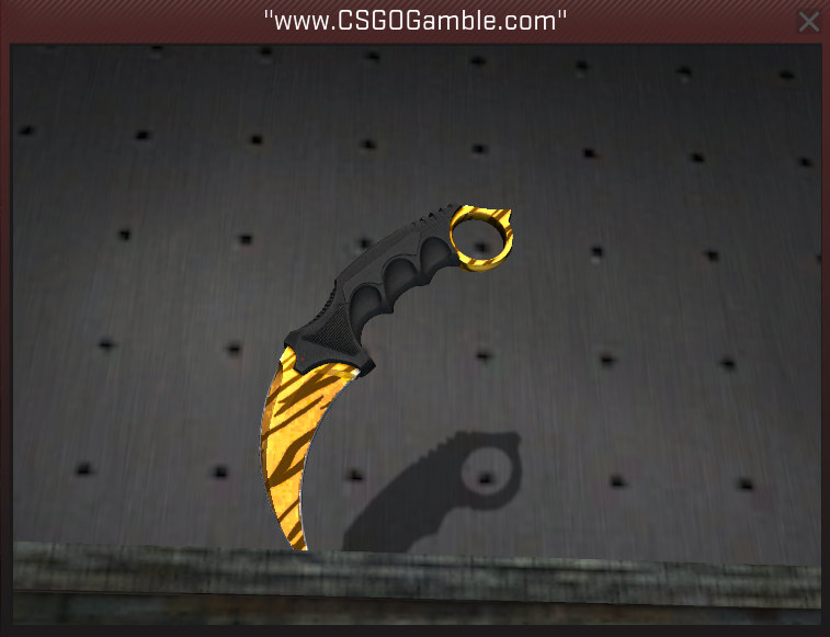 Banks's tweet image. Karambit Tiger Tooth FN Giveaway, RT &amp;amp; Follow @CSGOGamble to enter! Winner picked on 5/27/15. CSGOGamble.com