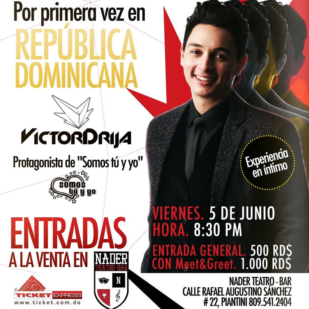 MANIATICOSCINE's tweet photo. @victordrija en #RepublicaDominicana #Viernes5Junio en @NaderTeatroBar y el 7 en @sehablaespanol7 con @DANIELSARCOSC http://t.co/n3Z7hwjVOX
