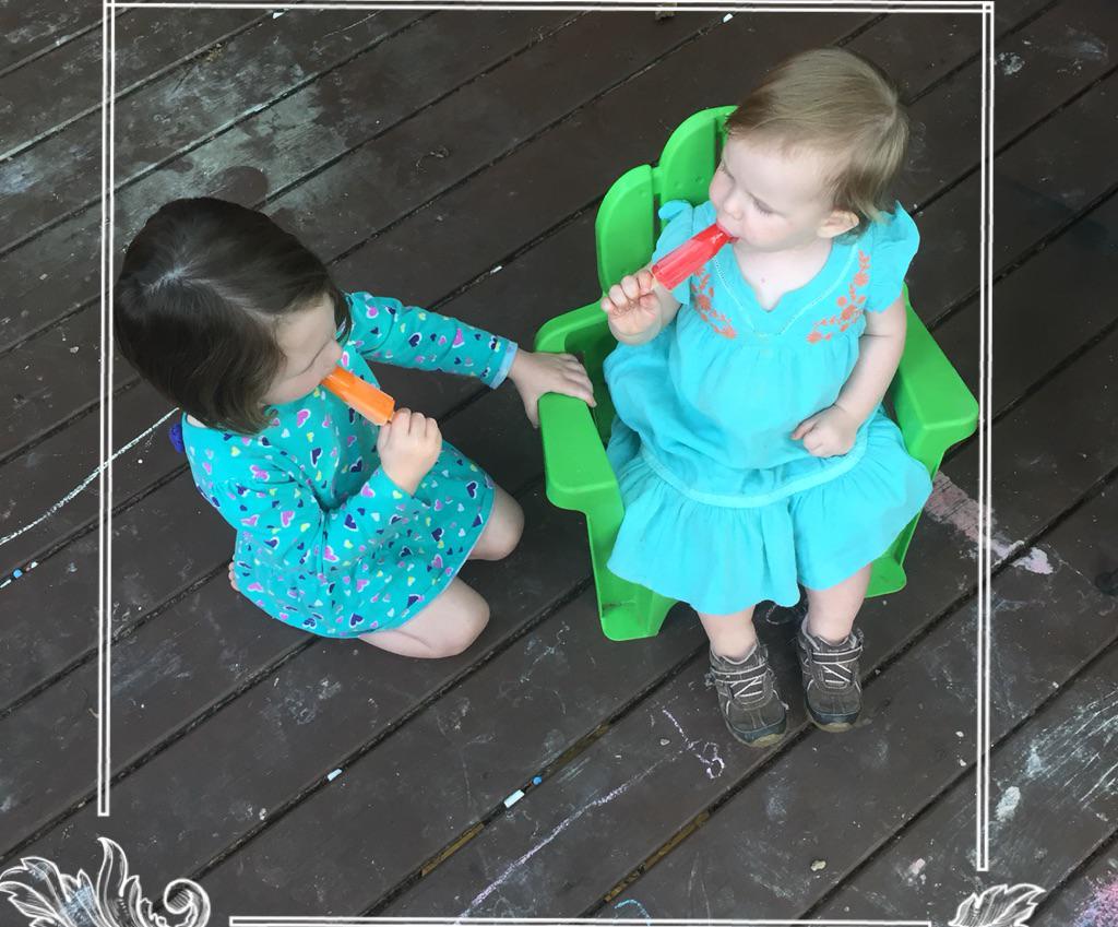 Dirt. Sweat. Popsicle Stains. #livineasy #livinfree #stayoutside #grocerystorefeet #yardbabies #mamawardscakeco