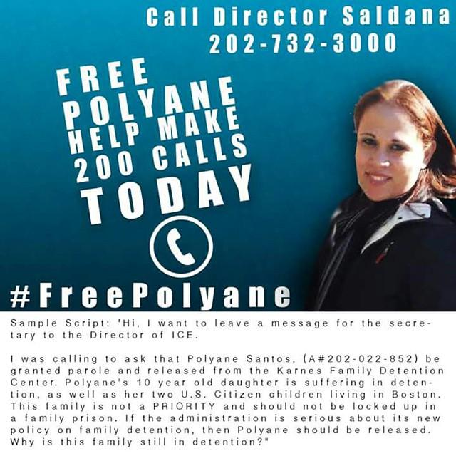 bdgtz's tweet photo. Please call #freepolyane #Endfamilydetention #shutdownkarnes http://t.co/ZS39oVskyQ