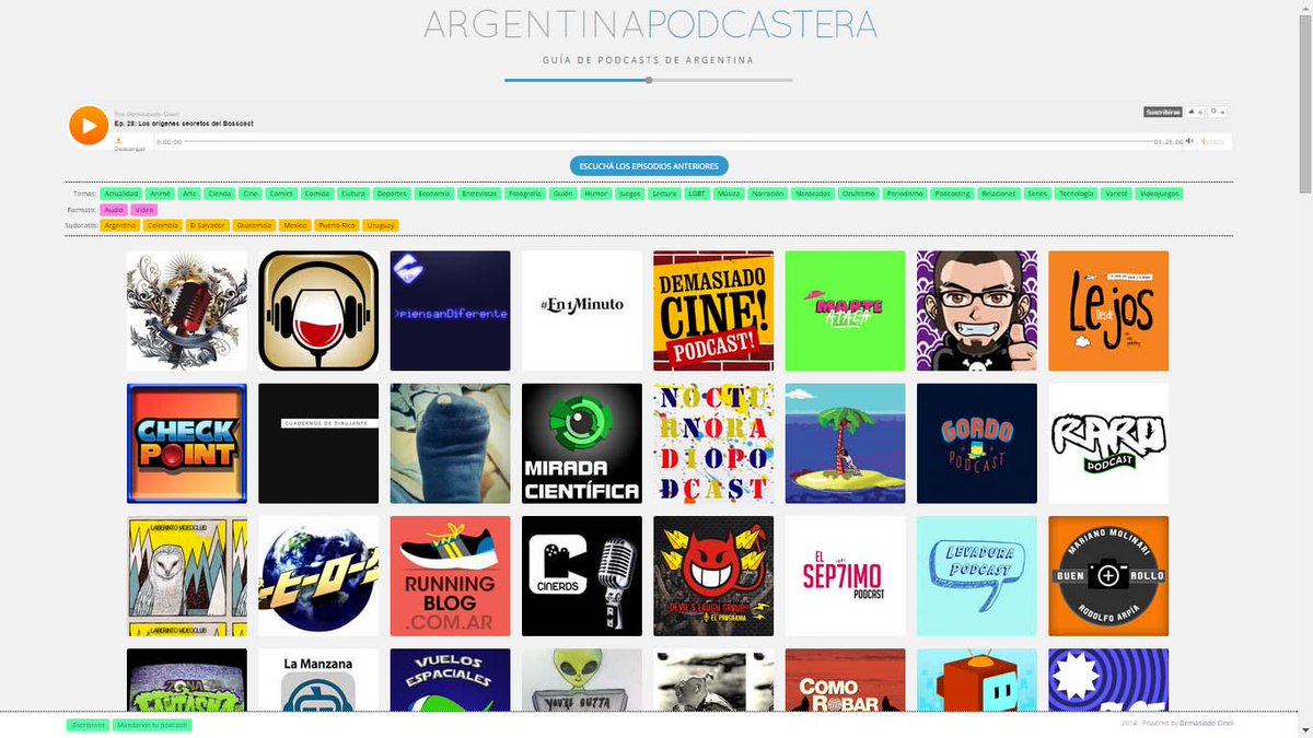 rarpia's tweet photo. Gracias @argenpod por incluir a @buenrollopod en la selección de #podcasts de Argentina! @rarpia @molinaripixel http://t.co/CdldUMi56q