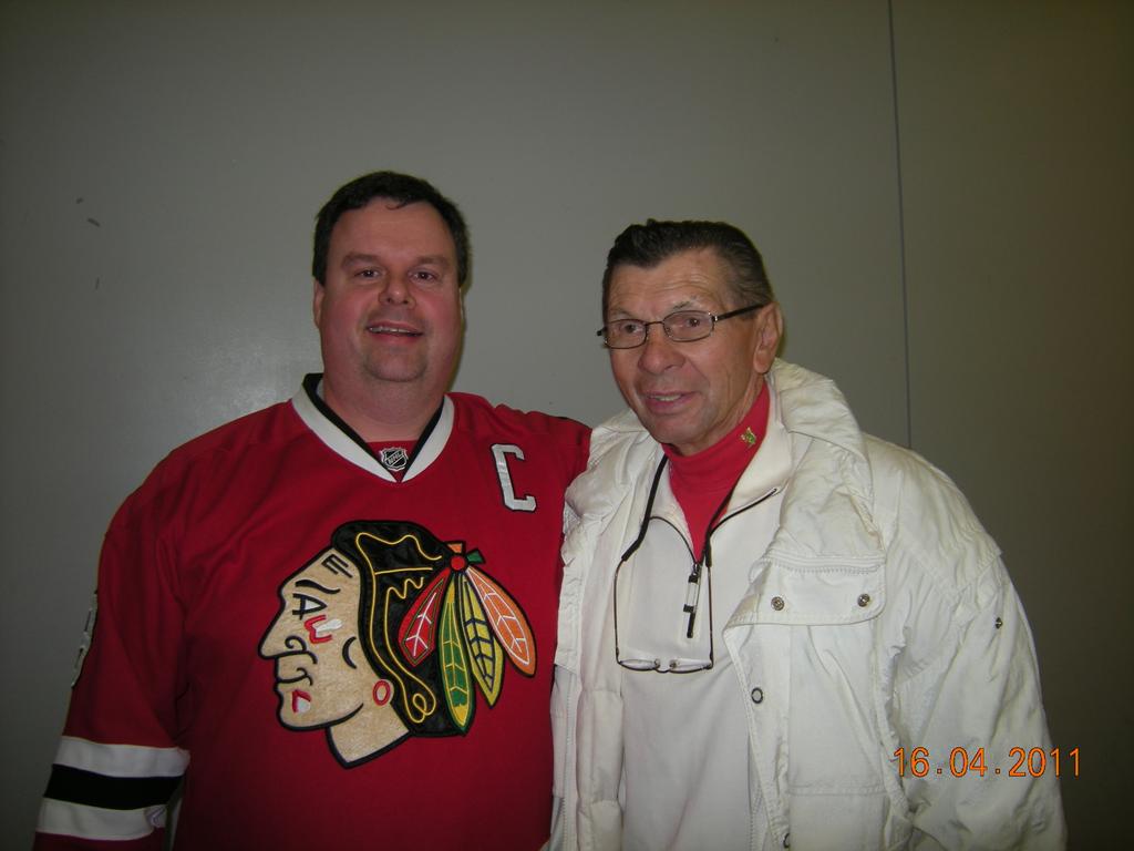 Happy Birthday to the legendary Stan Mikita. Here\s a pic of me and Stan from 4 years ago. 