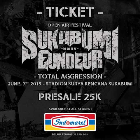 Ticket presale #SukabumiEundeur2015 bisa didapatkan di all stores <a href="/Indomaret/">Indomaret</a> seluruh Indonesia
