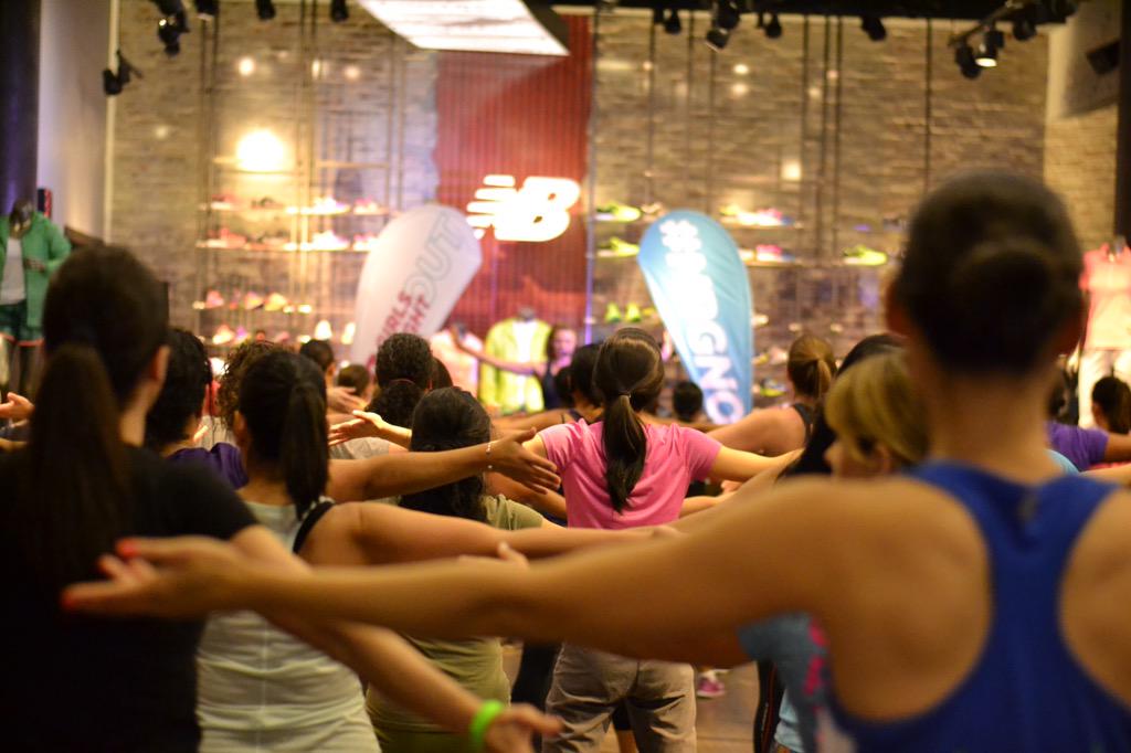 NewBalanceNYC's tweet photo. How do we #shaykitup? With @ShayKostabi of course! #nbgno #girlsrunthistown http://t.co/zVovMRA37j