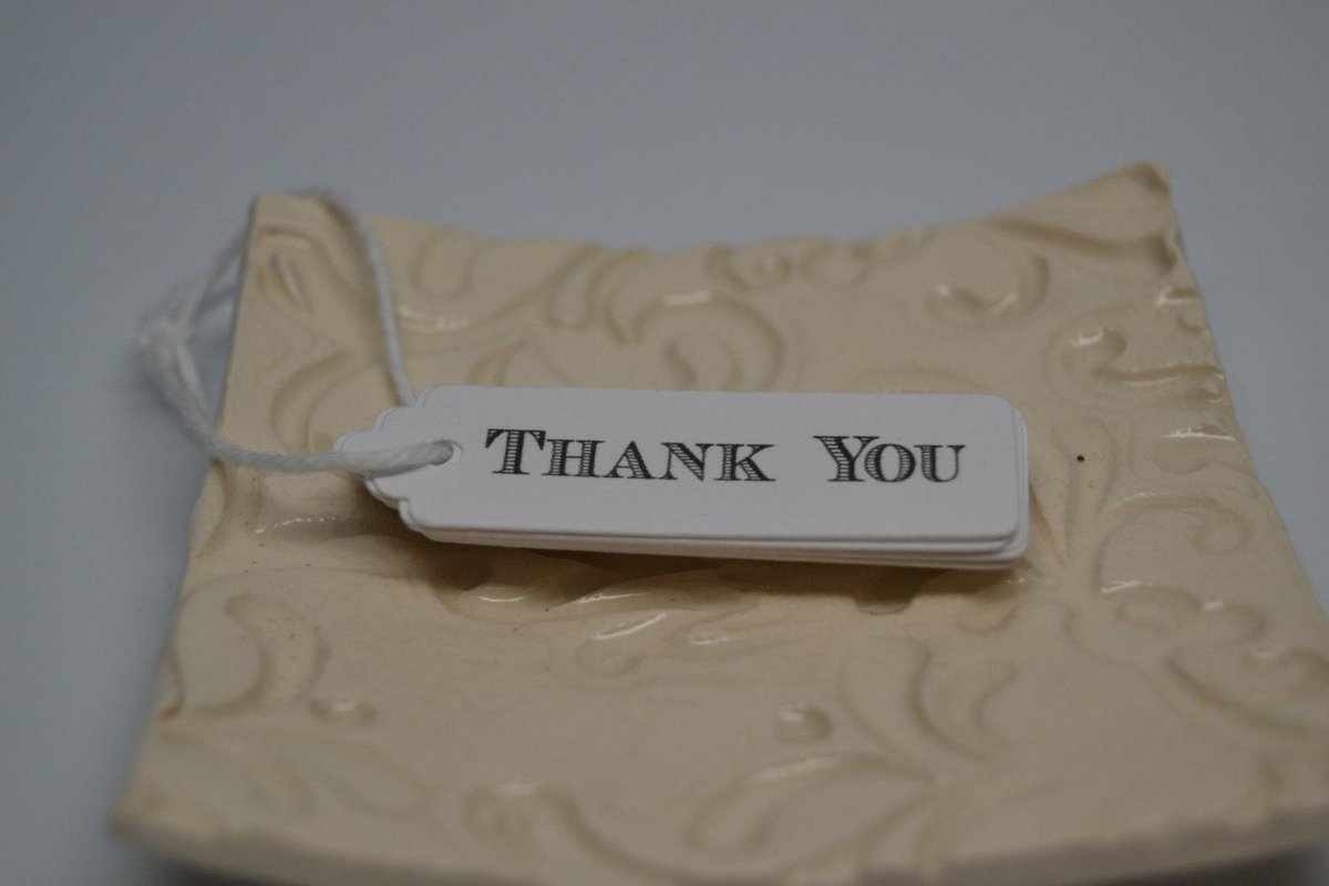 Thank You Tags / Wedding Favor Tags / Thanks Hang Tags etsy.com/listing/212458… #Etsy #CustomerThankYou