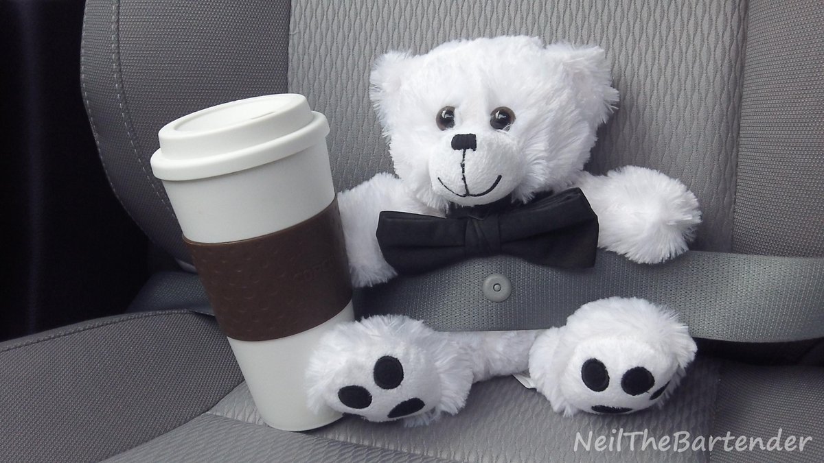 NeilBartender's tweet photo. Gotta go to work! I better not spill my #coffee! -Neil the Beartender
#cute #bowtie #teddybear #bartender http://t.co/CWXcftJZNj