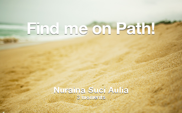enaulia's tweet photo. Find me on #Path now! Go to: http://t.co/Syjo33Fjkl! #thepersonalnetwork http://t.co/EOuumqJtpl
