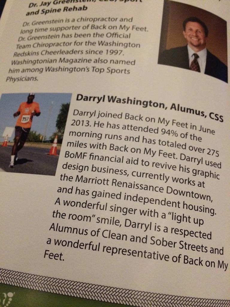 ClarendonScene's tweet photo. Inspirational words from Darryl tonight at the #BlueGreenBash about how @BoMFDC helped him from homelessness http://t.co/q00IT8u1cU