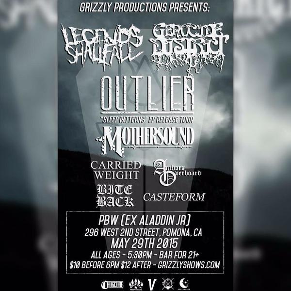Casteform's tweet photo. Playing in Pomona next week! Come out and hang and check out these sick bands. http://t.co/KBeepCKd4a