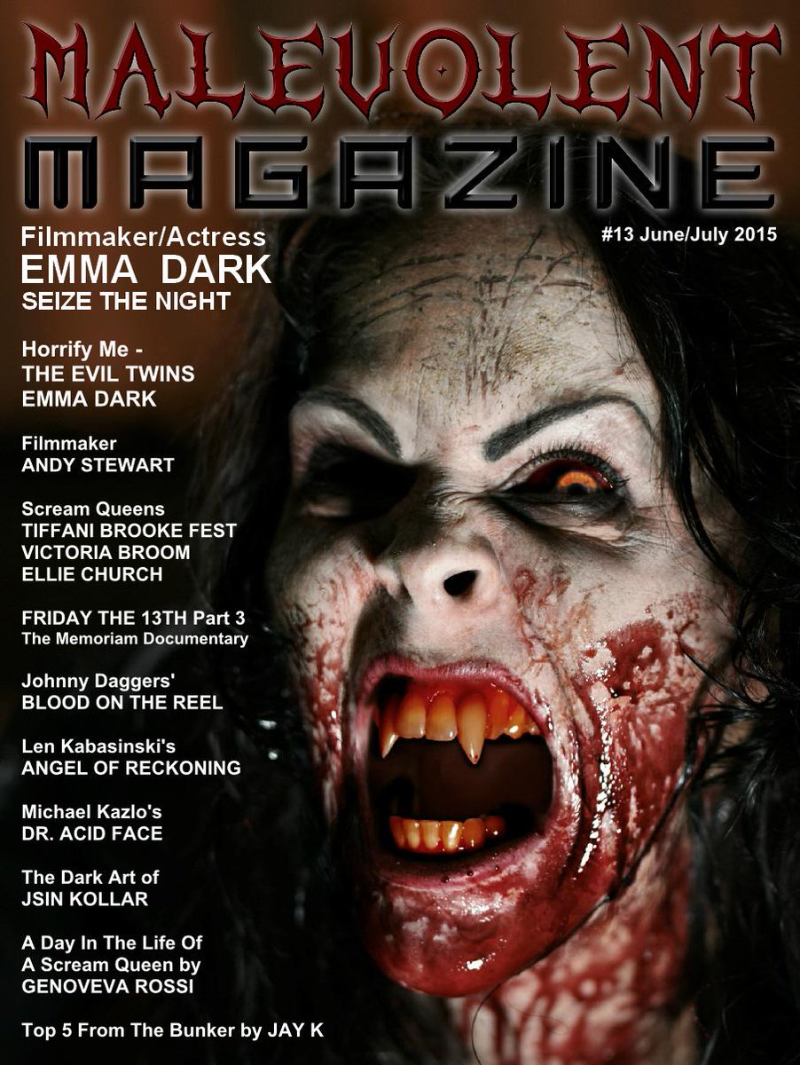 MalevolentMag's tweet photo. Don't miss the release event for #MalevolentMagazine #13 June/July! Unleashed June 1, 2015! https://t.co/8owbXZyRIq http://t.co/ZpXKfx5Db5
