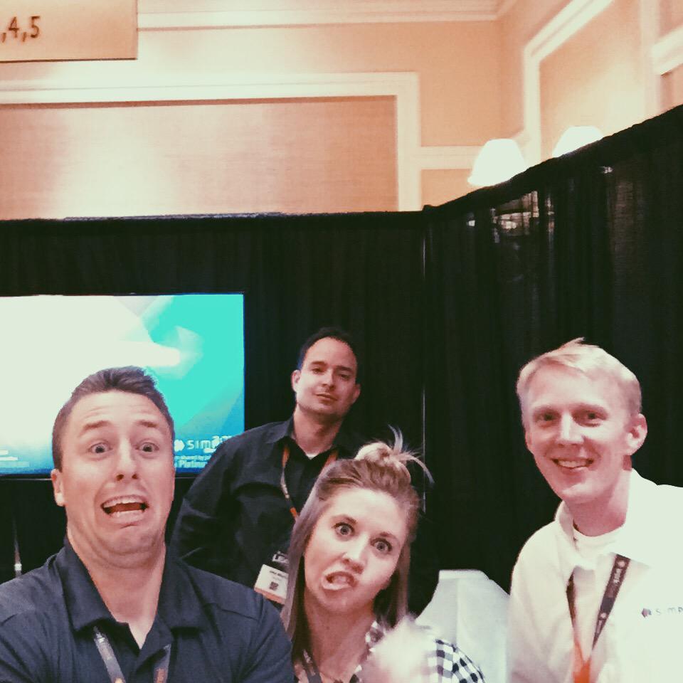 ashpretnik's tweet photo. #selfiewithsimplus @ #2015Leap @Workfront_Inc #LeapLuv #luvLeap http://t.co/VhweysVLAZ