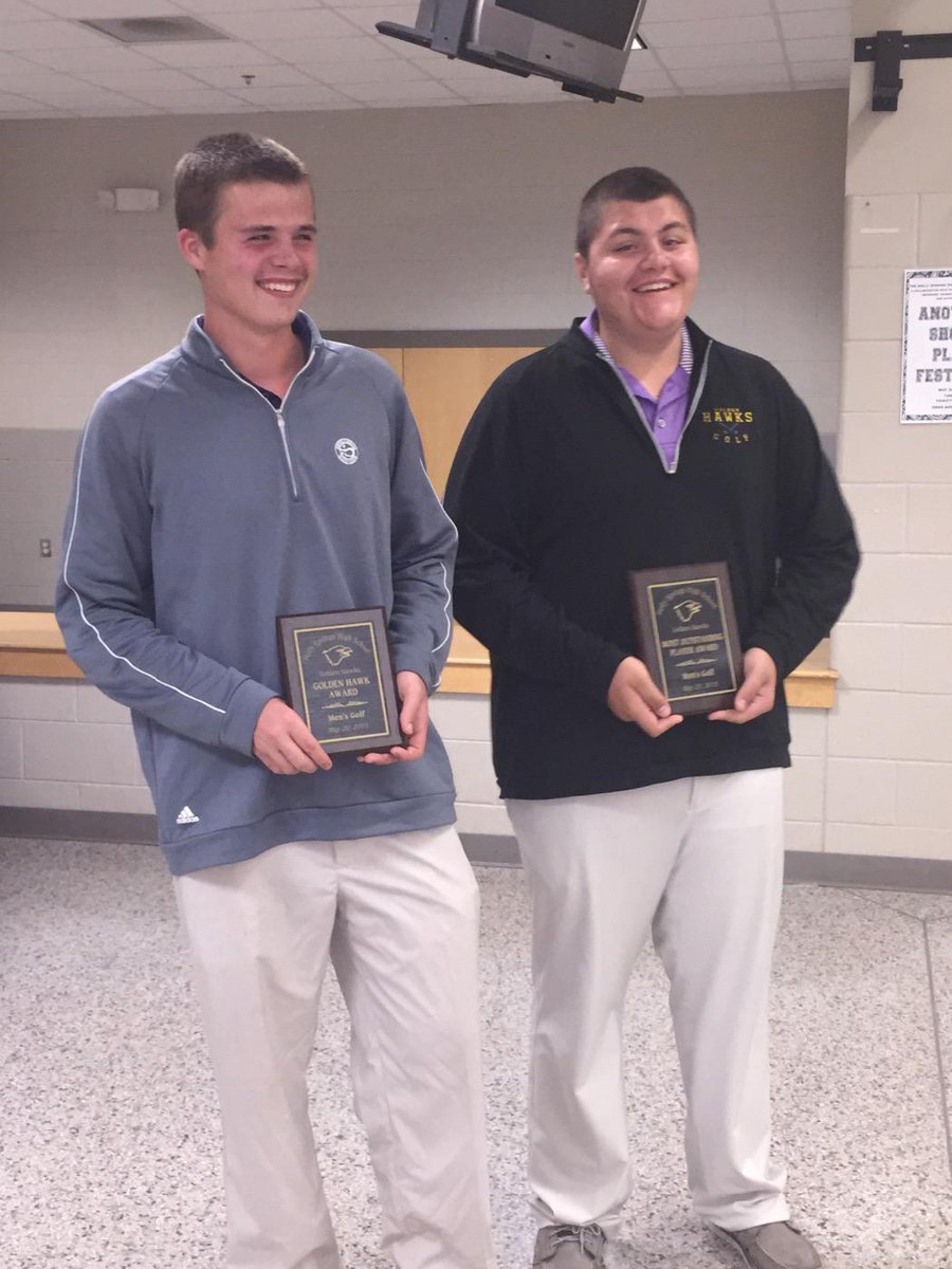 “<a href="/orangeballdome/">Louis Pratt</a>: Holly Springs Men's Golf Golden Hawks Award <a href="/stephenpratt24/">Stephen Pratt</a> &amp; MVP @rjrlz_r1. Congrats gentleman! ”