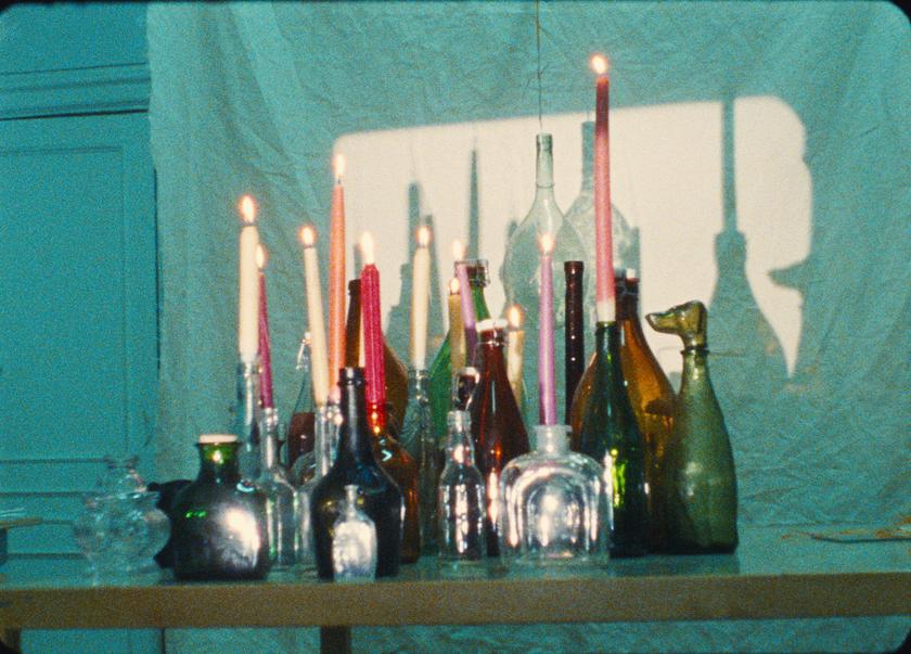 ICAPhiladelphia's tweet photo. #TamaraHenderson & #JuliaFeyrer treat bottles as actors to be staged, projected on, destroyed: http://t.co/oruWVIWwCm http://t.co/OjeupAf3kF