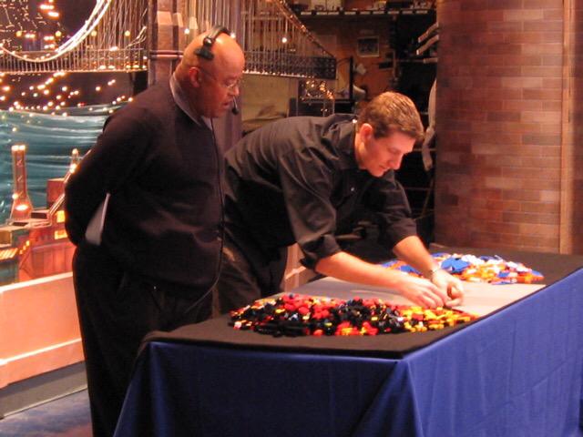 NathanSawaya's tweet photo. David @Letterman's last show tonight. #ThanksDave! But also, #ThanksBiff! http://t.co/0ToaYyD9Aw