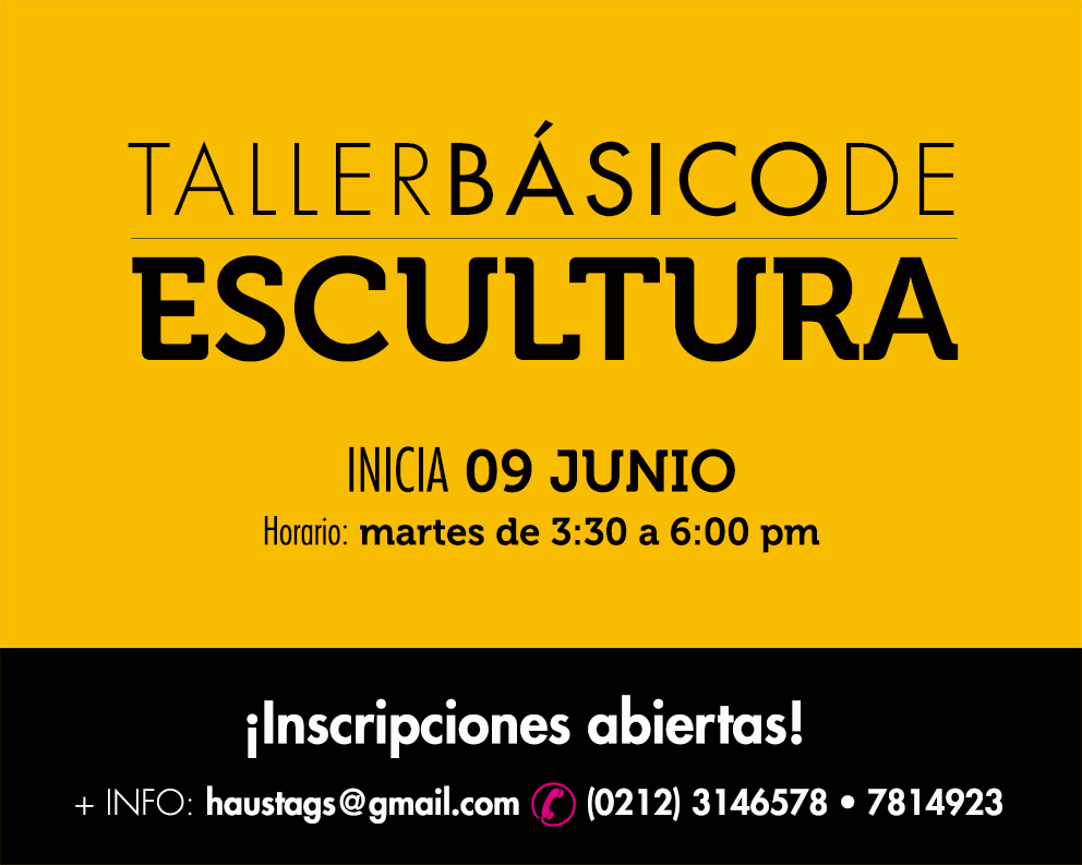 hausTags's tweet photo. Iniciamos programación de JUNIO con el #TALLER DE INICIACIÓN A LA #ESCULTURA. + INFO: haustags@gmail.com http://t.co/MAFbnDFa1J