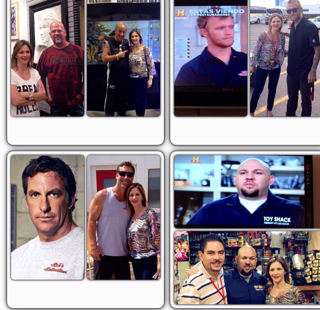 GiselTeran's tweet photo. Este domingo en #AméricaVive visitaremos a las estrellas de #PawnStars #Ricksrestoration #ToyShack #Tanked y mucho +. http://t.co/chNPHQqe3i