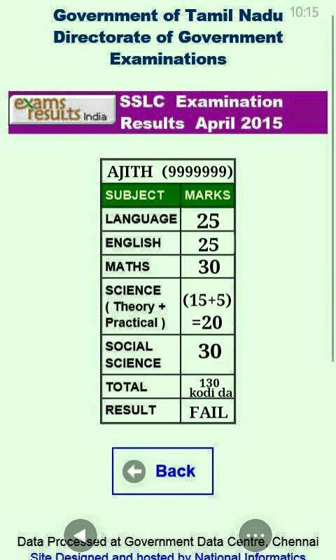 salemshankar's tweet photo. Annan ajith kumar mark sheet 😂😂😂😂 #AjithSSLCFail #CODINGKUMAR http://t.co/Nos2388OSJ